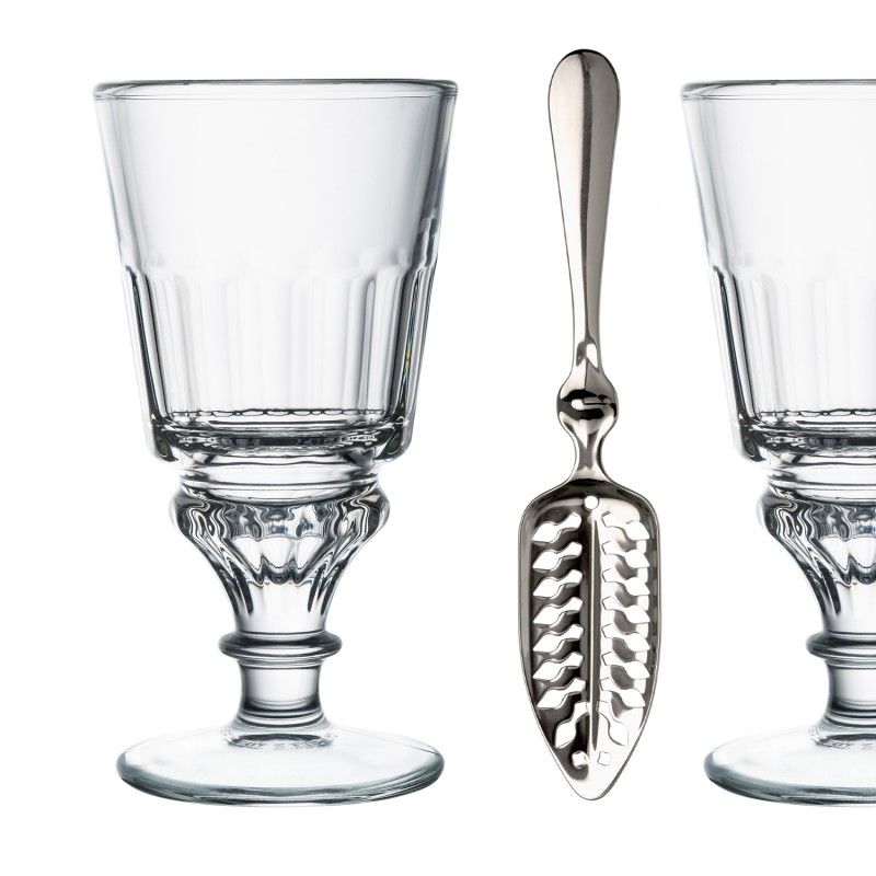 SET DE 2 VERRES ABSINTHE